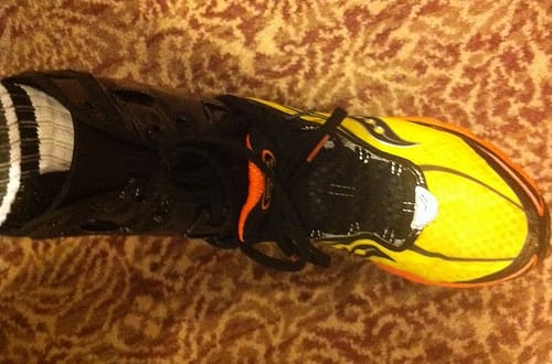 multi color shoe